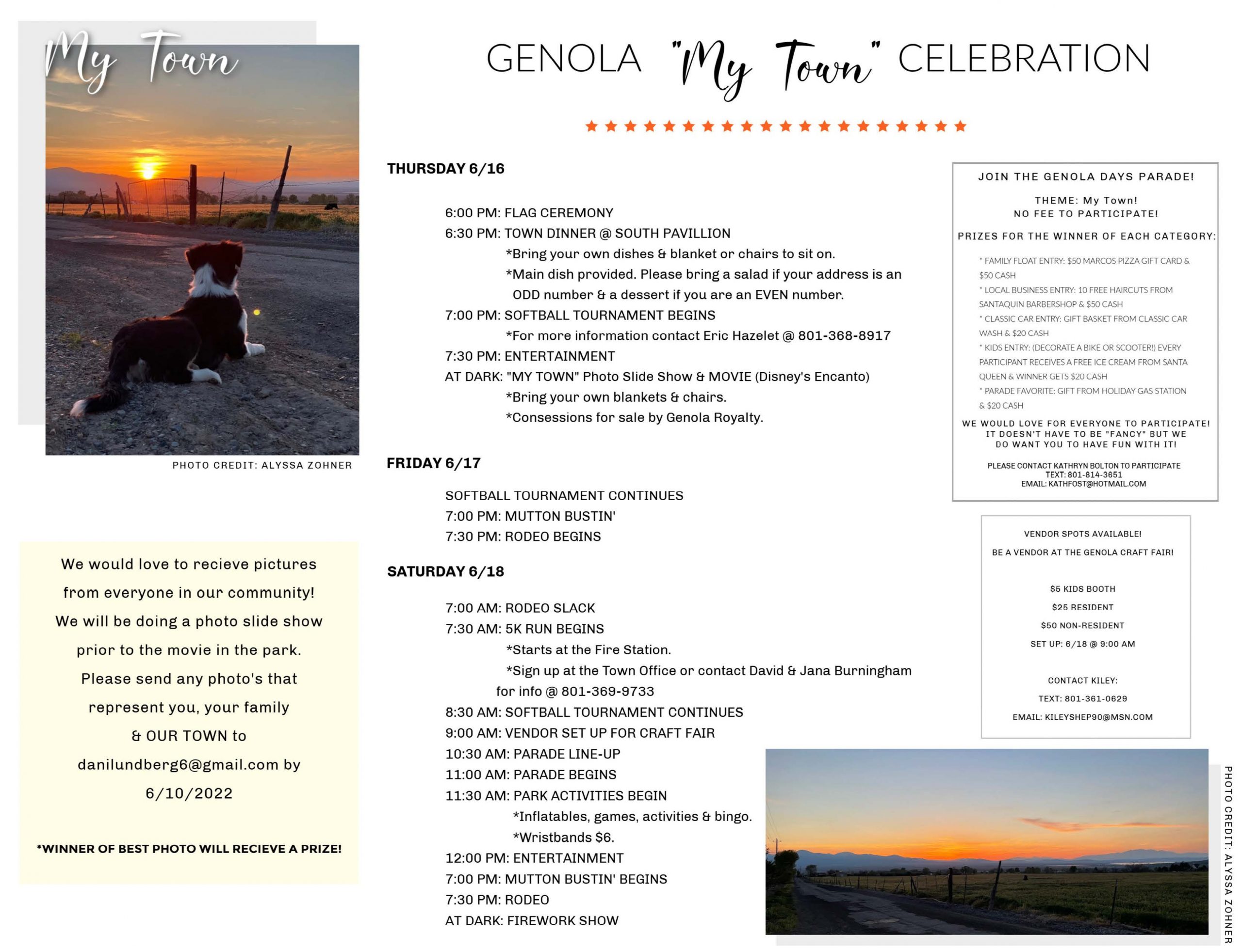Genola My Town celebration flyer (new) (1)